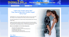Desktop Screenshot of christians2date.com